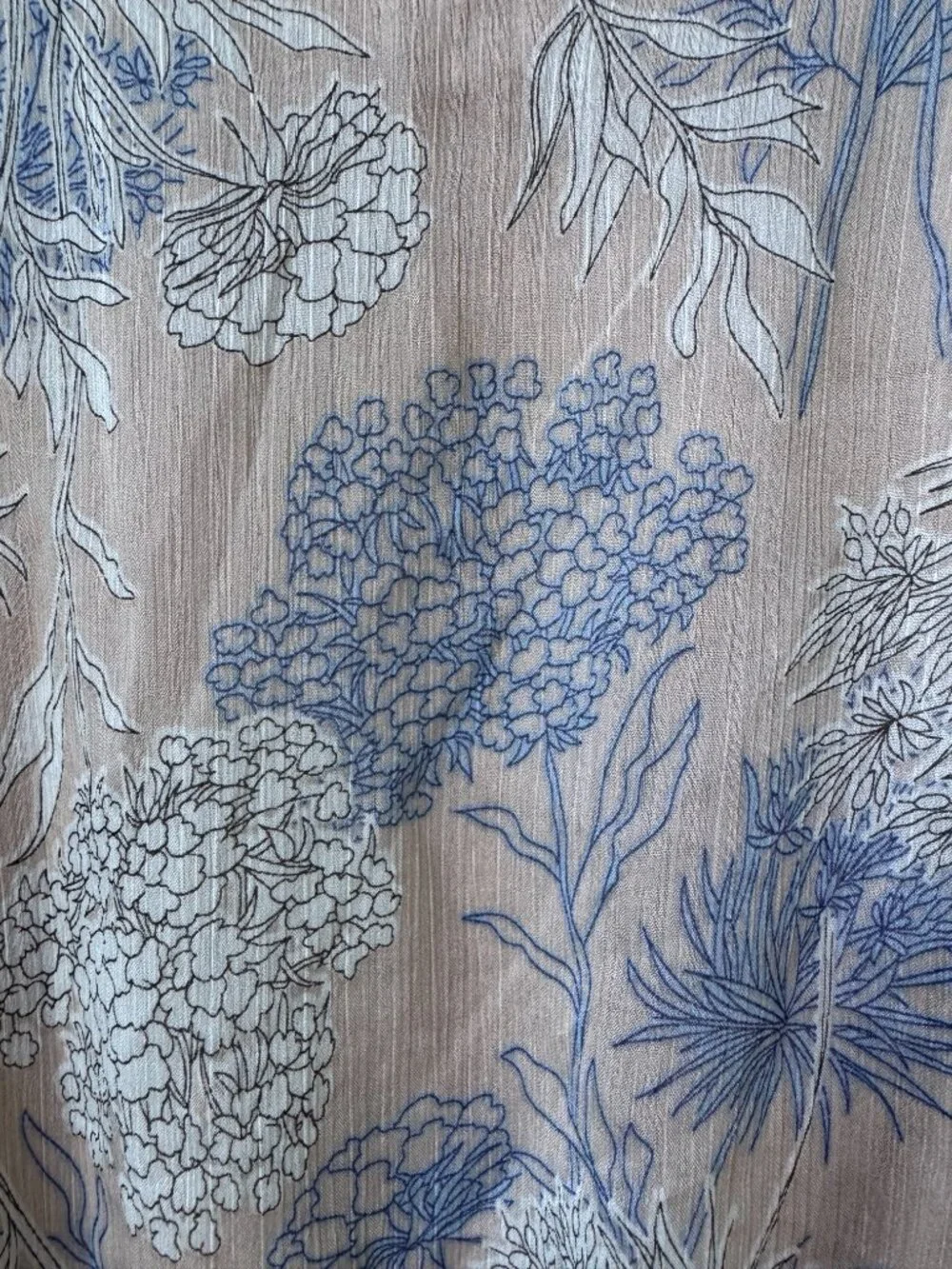 NWT Lulus Subtle Romance Beige Floral Print Ruffled Midi Dress - Women's X-Large